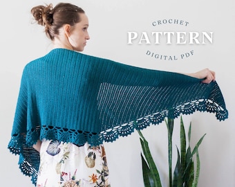 Alberta Shawl - Crochet Pattern