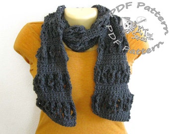 Easy Crochet Pattern | Crochet Scarf Pattern | Crochet Shawl Pattern | Worsted Yarn Crochet Pattern | Beginner Friendly | Crochet Cowl