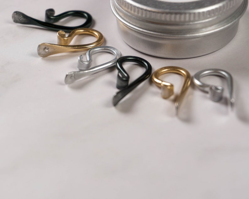 Stitch Markers for crochet, progress keepers, metal stitch markers, knit stitch markers image 6