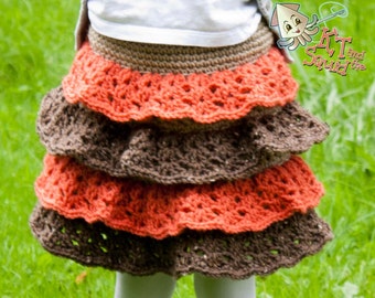 Tiered Ruffle Skirt - Crochet Pattern