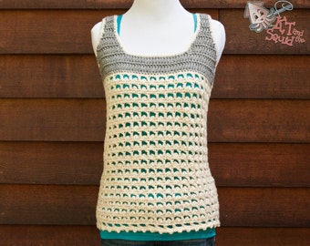 Crochet Pattern | Fashionable Tank Digital Download Pdf | Summer Crochet | Tank Top Pattern | Easy Crochet Top | Crochet Top