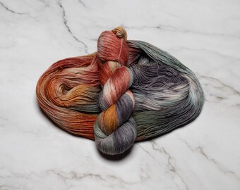 Hand Dyed Yarn - Surprise | Variegated Yarn | Fingering Weight | Superwash Merino | Worsted Yarn | Knitting Yarn | Sweater Yarn | DK Weight