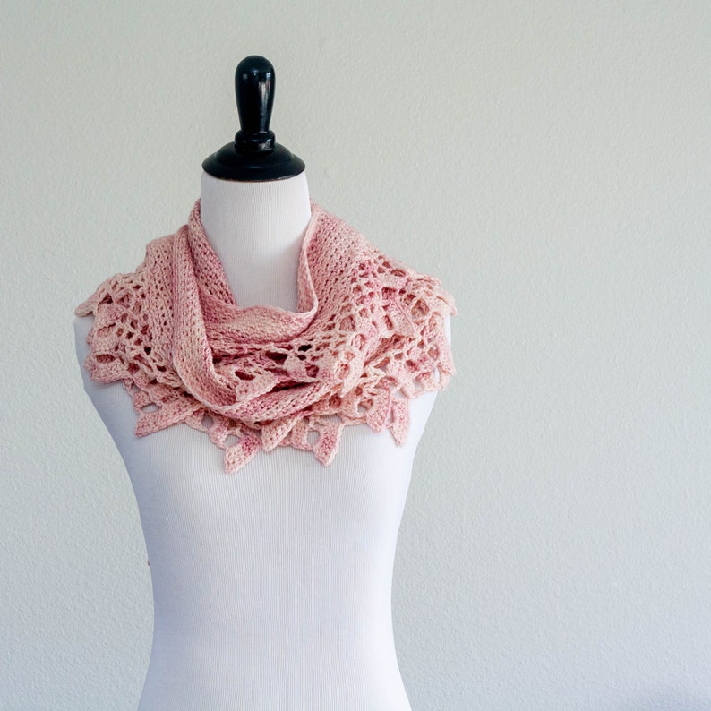 Crochet shawl pattern Topelt Shawl crochet pattern, scarf image 3