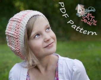 crochet slouchy beanie pattern, permission to sell, crochet hat pattern, easy crochet pattern, crochet hat pattern, toque pattern