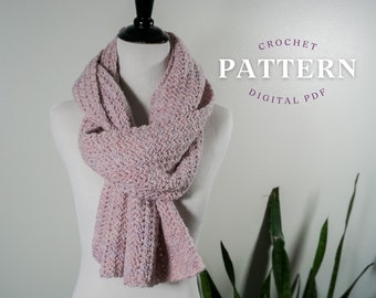 Easy Crochet Pattern | Scarf With Sleeves | Pdf Crochet Pattern | Pattern For Crochet Scarf | Handmade Gift Idea | Easy Cowl Pattern