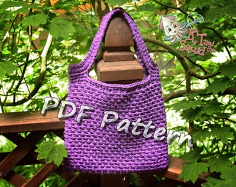 Crochet bag pattern, Crochet tote pattern, purse pattern, textured tote patern, permission to sell, instant download crochet pattern