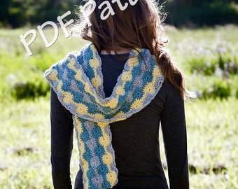 Running Wheel Scarf - Crochet Pattern