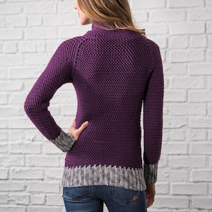 My Favorite Crochet Pullover Crochet Pattern. Easy Crochet Sweater for women. Beginner friendly image 4