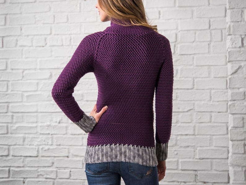 My Favorite Crochet Pullover Crochet Pattern. Easy Crochet Sweater for women. Beginner friendly image 4