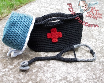 Doctor Play Set - Crochet Pattern