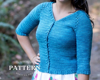 Icebox Cardi - Crochet Pattern