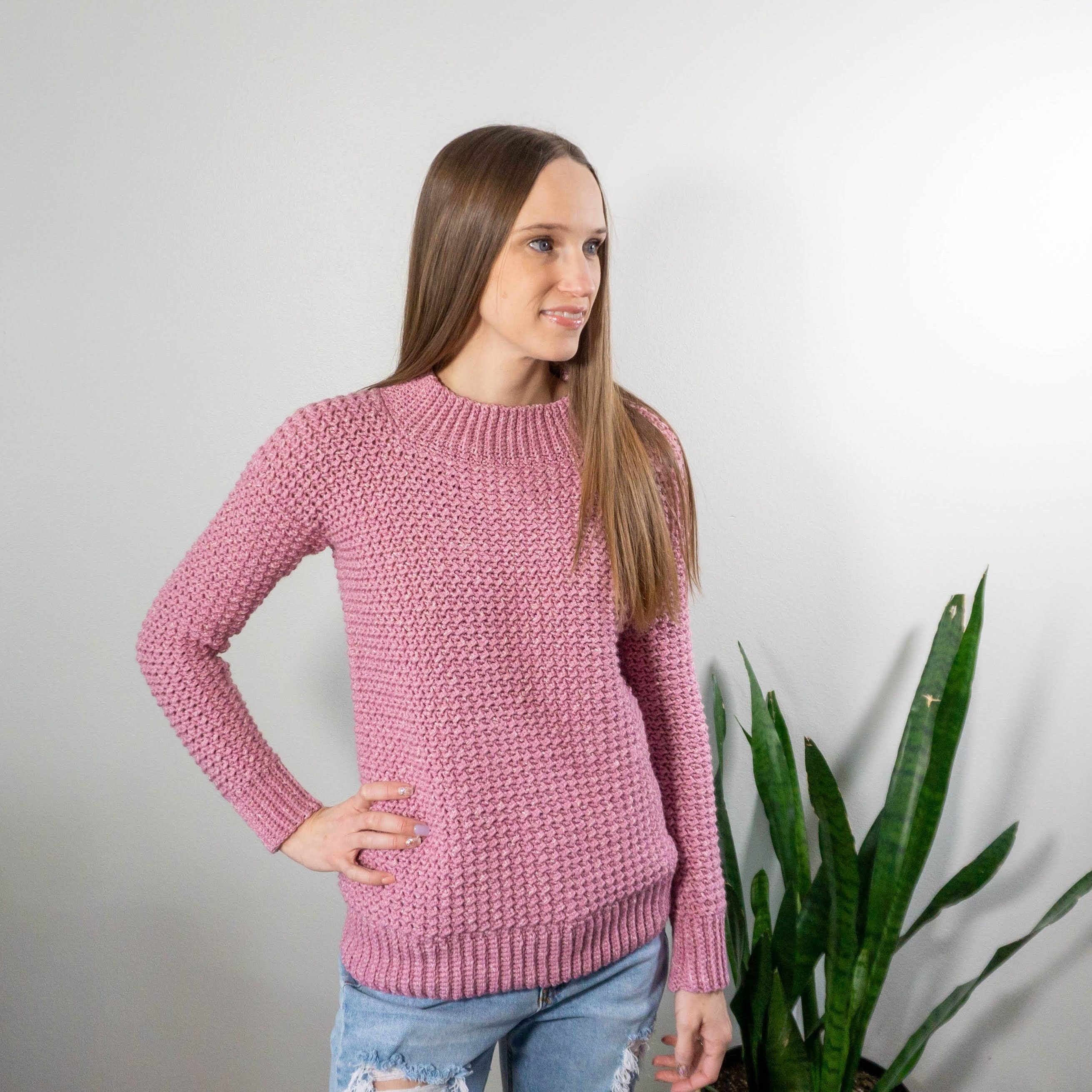 Crochet Pullover Crochet Pattern. Easy Crochet Sweater for - Etsy