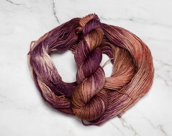 Dyed To Order - Fig | Merino yarn | Hand Dyed Yarn | Hand dyed Yarn | Made To Order | Indie Dyed Yarn | Fingering Yarn | DK | Worsted