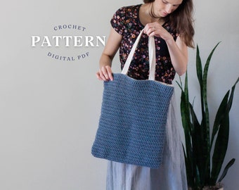 Crochet Bag Pattern | Purse Crochet Pattern | Crochet Market Bag | Bucket Bag Pattern | Crochet Beach Bag | Easy Bag Pattern | Tote Bag