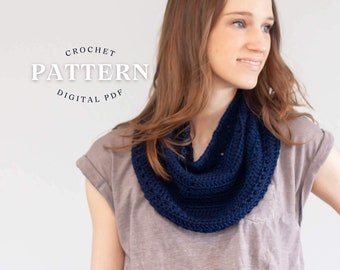 Haula Cowl crochet PDF pattern, easy cowl pattern, cute crochet pattern