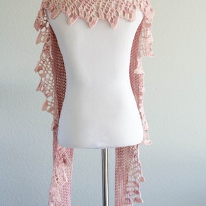 Crochet shawl pattern Topelt Shawl crochet pattern, scarf image 7