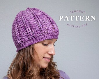 Women'S Crochet Hat Pattern | Womens Crochet Hat Pattern | Crochet Beanie Pattern | Slouchy Hat | All Sizes | Crochet Pdf Pattern