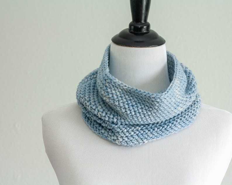 crochet cowl pattern, fast crochet pattern pdf pattern easy crochet pattern image 3