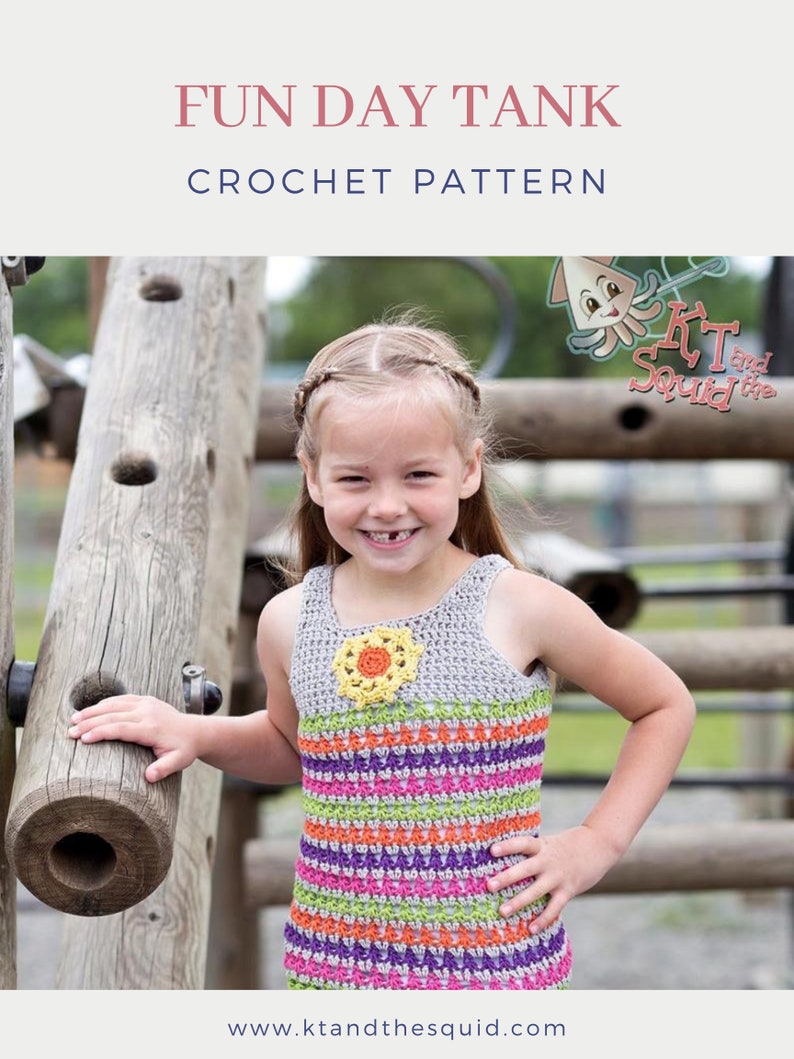 Crochet top pattern, crochet tank pattern, summer, spring, permission to sell, crochet tank top, crochet, girls top pattern, easy image 5