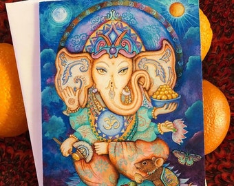 Ganesha - A Fine Art Greeting Card