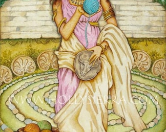 Ariadne - A Fine Art Greeting Card