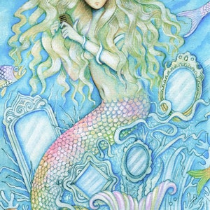 Chrysalis Mermaid - Beautiful Watery Goddess Of The Deep