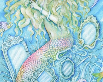 Chrysalis Mermaid - Beautiful Watery Goddess Of The Deep