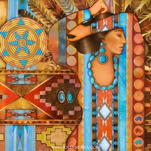 Navajo Weave - Un biglietto d'auguri d'arte