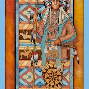 Chief - A Fine Art Greeting Card