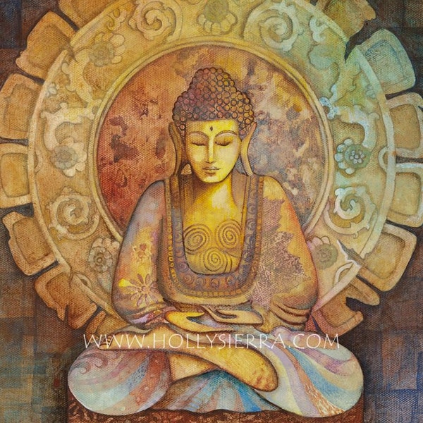 Buddha - A Fine Art Greeting Card