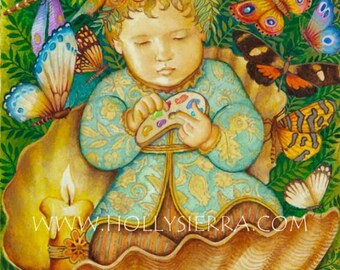 The Divine Child - A Fine Art Greeting Card