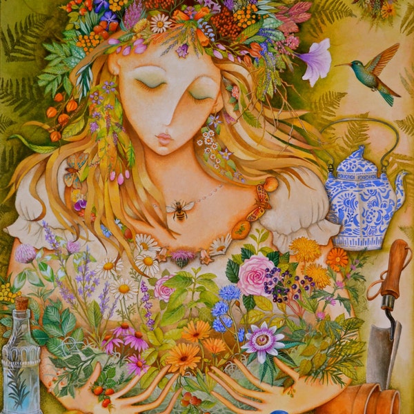 Parsley Sage Rosemary and Thyme Art Print Etsy