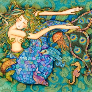 Sirene (The Mermaid) -  A Fine Art Greeting Card