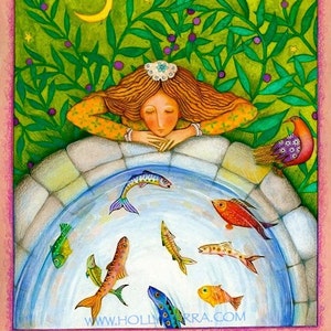 Wishing Well - une carte de voeux de beaux-arts