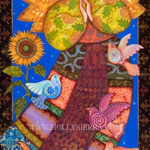 Angel De Santa Fe -  A Southwestern Folk Art Goddess