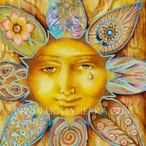 Le soleil - une carte de voeux de Fine Art