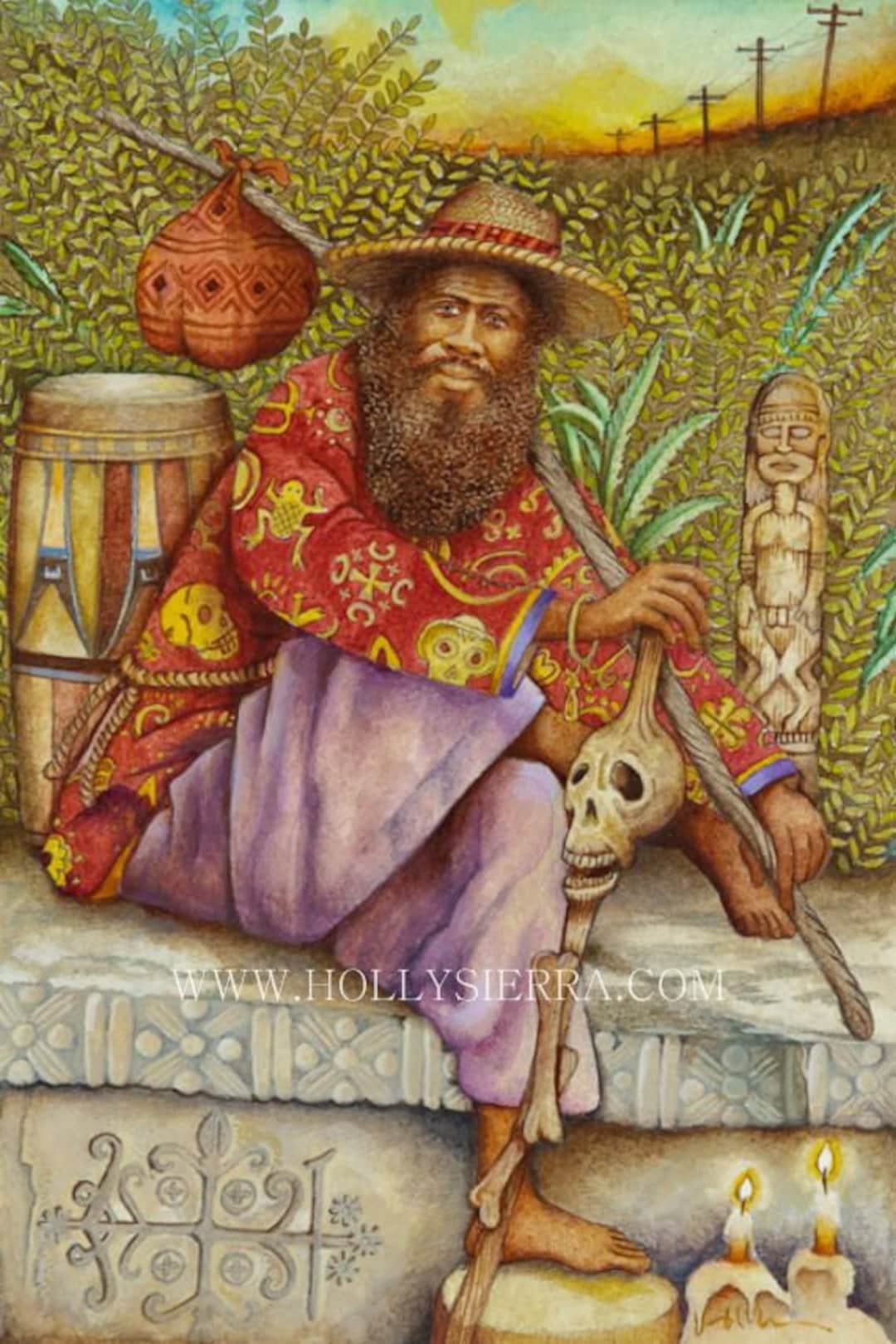 Papa Legba Spirit Guide for the Voodoo Religion Etsy