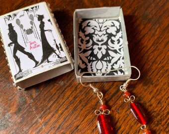 MatchBOOK Earrings - Pride & Prejudice