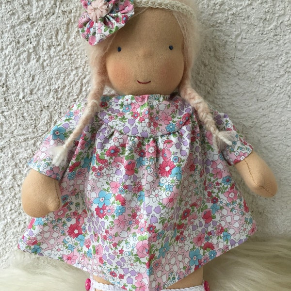 Waldorf doll. Waldorf toy.  (14,4 inch). Summer girl. Reserved.