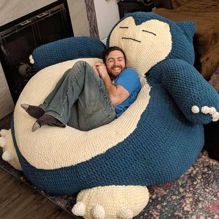Snorlax Plush Giant Etsy UK