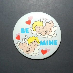 Vintage Swib Valentines Day Button Pins 1970s Pick Your Own Love Pin