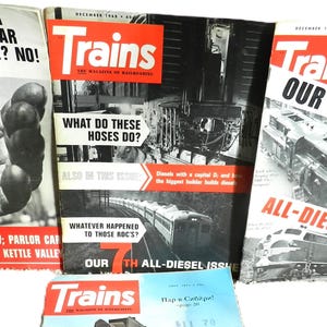 Vintage Trains Magazine Choose Your Favorite Issue 1968, 69 or 1971