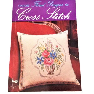 Vintage Floral Designs in Cross Stitch Book 1982