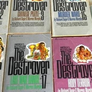 Vintage The Destroyer Action Series by Richard Sapir & Warren Murphy 1970s Choose Your Adventure