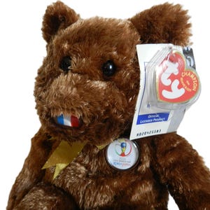 Vintage Ty France Champion Beanie Buddy 2002 FIFA World Cup