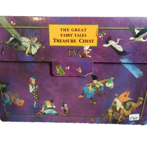 Vintage Fairy Tales Book Set: Oversized Children&#39;s Stories, 1992