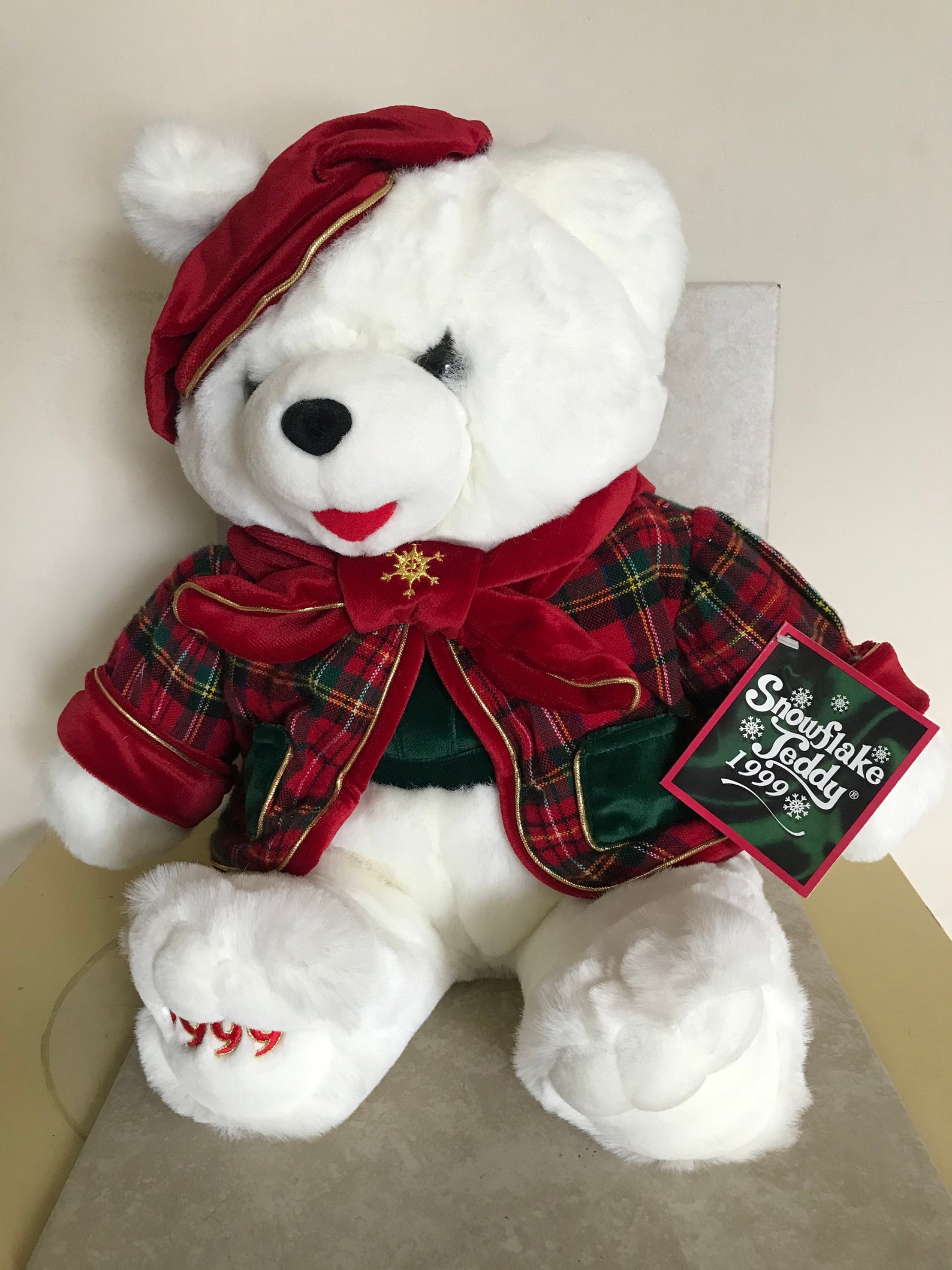Snowflake Teddy Bear Walmart-1999 | Etsy