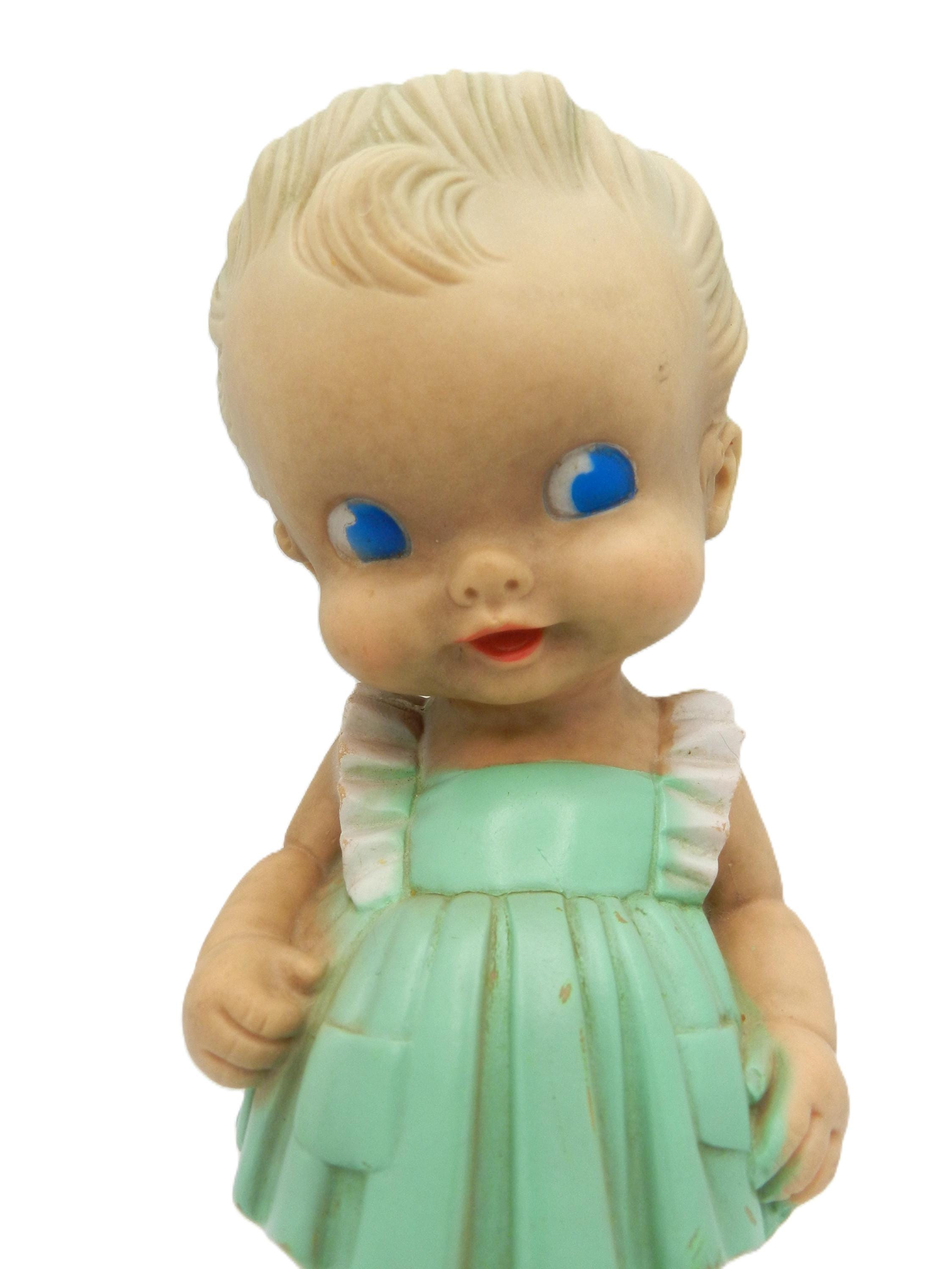 1950s Ruth E. Newton Rubber Girl Squeak Doll by Sun Rubber Co. - Etsy