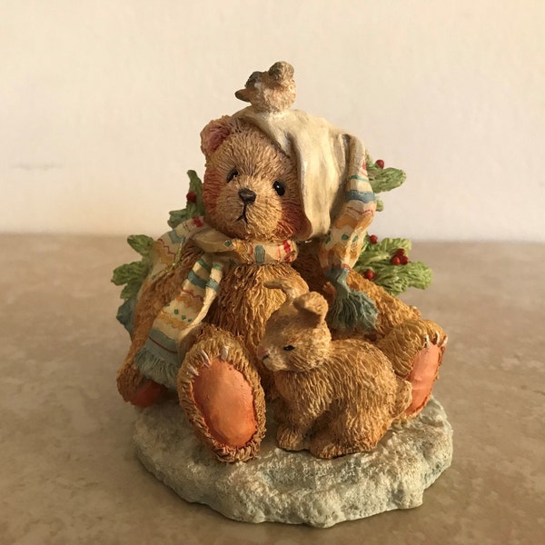 Vintage Cherished Teddies Charlie Figurine - 1992 Cute Gift