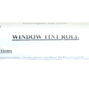 Vintage Window Tint Roll by Bandwagon Inc 1997